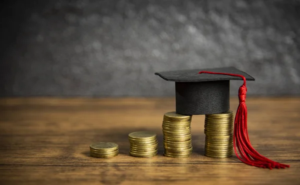 Cap and coins.