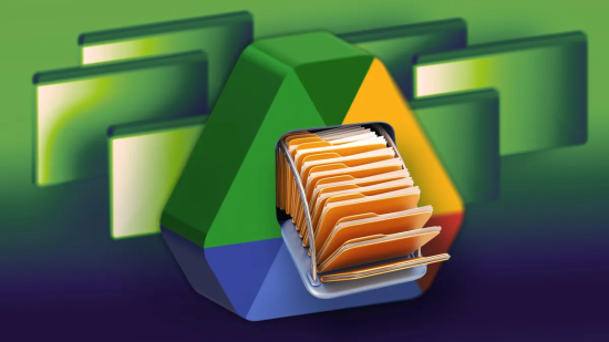 Google Drive icon with folders.